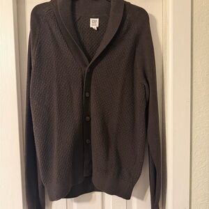 GAP Men's Dark Brown Cardigan